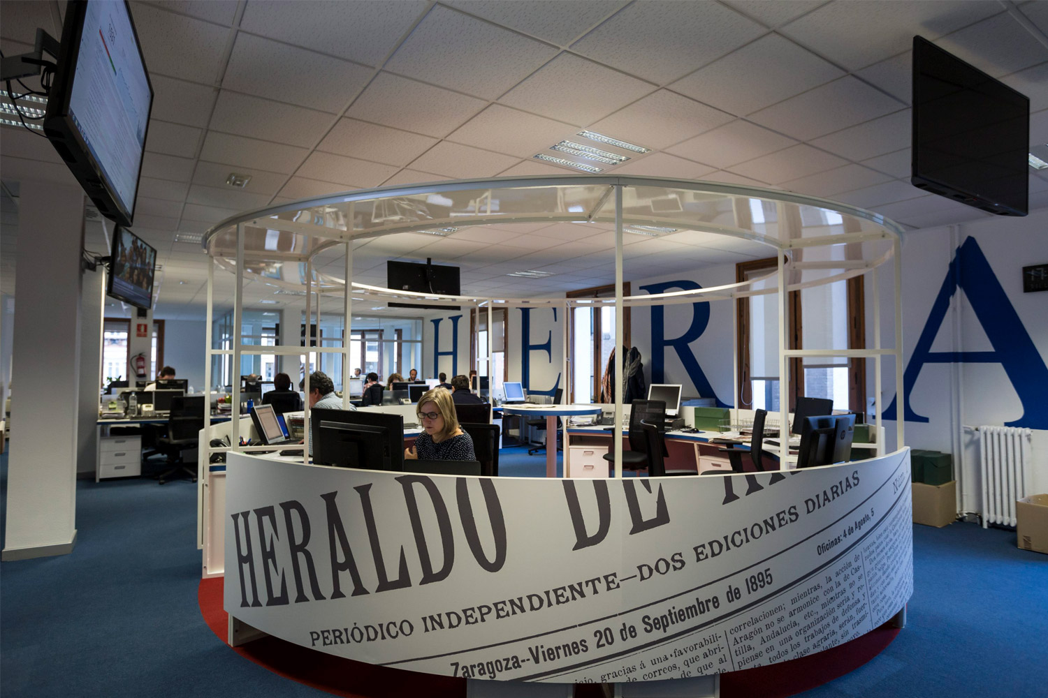 Redacción de Heraldo de Aragón en la actualidad.