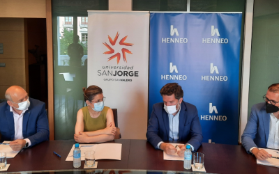 Henneo colaborará con la USJ en la formación de directivos y emprendedores de Aragón